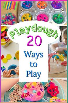 playdough 20 ways to play