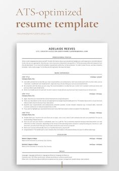 a professional resume template with no experience on the cover letter and it's name