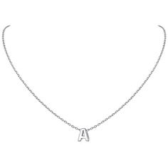 PRICES MAY VARY. 🧡 CLASSIC FASHION NECKLACE 🧡-- This personalized necklaces for girls look very elegant with sweet and special design, beautiful for everyday wear or special occasion. If you have a "A" on your first name or last name, or it represents a special someone in your life, just buy this meaningful monogram initial necklaces for women sterling silver. 🧡 STERLING SILVER NECKLACE 🧡-- Hypoallergenic platinum plated sterling silver, passed strict skin test grants allergy free, nickel-fr A Initial Necklace, Letter A Necklace, Monogram Initial Necklace, Letter Necklace Initials, Necklaces For Girls, Sterling Silver Initial Necklace, Silver Initial Necklace, Initial Necklace Silver, S Initial