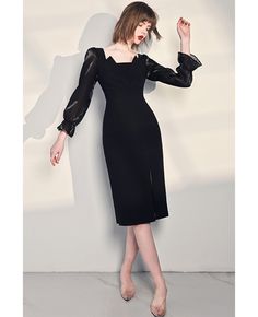 Get 10% off now! Buy sheath black midi party dress long sleeved at cheap price online. Free stable shipping and pro custom service since 2009. Elegant Long Sleeve Dress For Winter Date Night, Elegant Long Sleeve Winter Dress For Date Night, Elegant Winter Long Sleeve Dress For Date Night, Sheath Midi Dress For Evening Party Season, Chic Long Sleeve Bodycon Dress For Formal Events, Chic Long Sleeve Bodycon Dress For Formal Occasions, Evening Sheath Midi Dress For Party Season, Winter Dinner Bodycon Dress With Long Sleeves, Winter Long Sleeve Bodycon Dress For Dinner