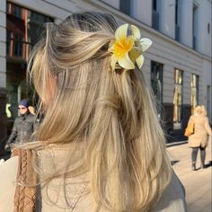 Description - Add the finishing touch to your outfit with our new Hawaiian Hair Clips. An everyday must-have for all your beach adventures! …ok and a super cute Pinterest pic too. Stack flowers with our or the • Dimensions: 3.1 x 3.1 in • Durable glossy finish • Provides secure hold for all hair types • Comfortable - Available in 8 different Colors! Sunnie Jewelry 2024 Claw Hairclip Hairstyles Short Hair, Flower Hairclip Aesthetic, Flower Clip Hair, Flower Hairclip Hairstyle, Flower Hair Clips Aesthetic, Hairclaw Hairstyle, Flower In Hair Aesthetic, Flowers In Hair Aesthetic, Flower Hair Clips Hairstyle