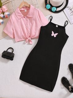 Animal Butterfly, Zara Outfit, Really Cute Outfits, Print Tank, Teen Girls, Cute Casual Outfits, Tank Dress