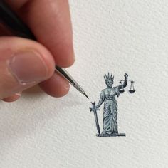 Tiny Paintings, Lady Justice, Followers On Instagram, Daily Painting, Daily Drawing, Beginner Painting, Artist Paint, Mini Paintings, Miniature Painting