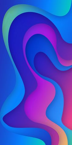 an abstract colorful background with wavy shapes