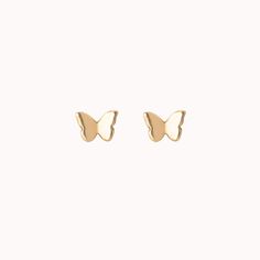 What better way to spread your wings than with these glimmering Tiny Butterfly Studs 🦋 each pair is sustainably handcrafted to order, right here in our little studio! Check out the entire Butterfly Collection here: https://www.etsy.com/shop/NOLIAjewelry?ref=seller-platform-mcnav&search_query=butterfly And the larger version of these studs here: https://www.etsy.com/listing/1509699536/butterfly-stud-earrings-gold-silver-or One of the models has paired these Tiny Butterfly Studs with the Modern C Birthday For Mom, Tiny Butterfly, Butterfly Stud Earrings, Butterfly Collection, Mom Friend, Butterfly Earrings Stud, Minimalist Gifts, Loop Earrings, Dainty Earrings