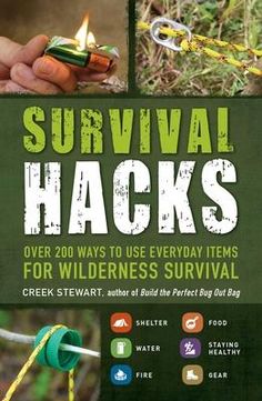 Survival Hacks: Over 200 Ways to Use Everyday Items for Wilderness Survival Water Survival, Survival Hacks, Survival Life Hacks, Survival Shelter, Prepper Survival, Survival Life, Bug Out Bag, Survival Food, Wilderness Survival