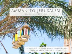 How to Travel from Amman to Jerusalem: Everything to Know About Crossing this Border - Big World Small Pockets Damascus Gate, Silver Shawl, New Balance Trainers, Jordan Travel, Packing Essentials, Day Backpacks, Bus Tickets, Light Rail, Bus Station