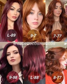 Red Highlights In Brown Hair, Hair Color Names, Wine Red Hair, Hair Growth Spray, Cabello Hair, Cute Hair Colors, Copper Hair Color