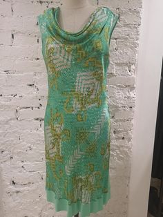 Versace Collection, Green Dress, Day Dresses, Versace, Sleeveless Dress, Summer Dresses, Green, Dresses, Clothes