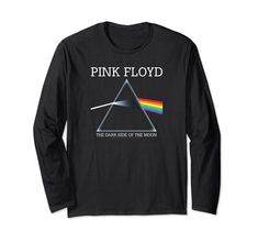 PRICES MAY VARY. Lightweight, Classic fit, Double-needle sleeve and bottom hem Dark Side Of The Moon, The Dark Side, Pink Floyd, Dark Side, The Moon, Long Sleeve T Shirt, The Darkest, Long Sleeve Tshirt, Fashion Branding