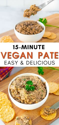 vegan pate is an easy and delicious appetizer that everyone will love