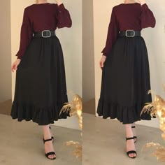 Long Skirt Fashion, Muslimah Fashion Outfits, Fashionista Clothes, Stylish Dresses For Girls, Fashion Attire