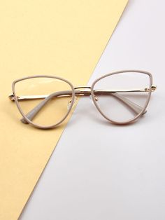 Collar    Full Rim Glasses Embellished   Women Accessories Cat Eye Frames For Women, Cat Eye Specs, Eye Glasses Aesthetic, Eid Photoshoot Ideas, Cat Eye Eyeglasses