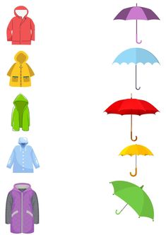 an image of different colored umbrellas on white background