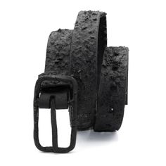 Shop and explore a collection of avant garde culatta leather belts available online at atelierskn.com Leather Aesthetic, Hand Wax, Leather Sling Bag, Hand Forged Iron, New Rock, Clean Cotton, Tree Bark, Black Leather Belt, Leather Texture