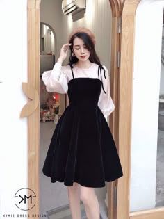 Womens Velvet Dresses, Boho Summer Outfits, Trendy Dress Outfits, Stylish Dress Book, Stylish Dresses For Girls, Fashion Dresses Casual, Kpop Fashion Outfits