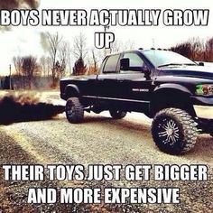 Truck Memes, Truck Quotes, Car Jokes, Country Jokes, Country Girl Quotes, Jacked Up Trucks, Truck Yeah, Dirt Road, A Truck