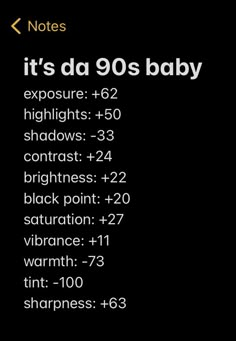 an iphone screen with the text it's da 90's baby