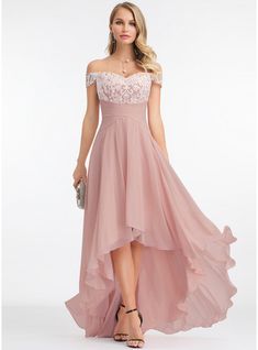 JJ's House Pleated Lace Chiffon Off the Shoulder <=150 <=200 >=100 Fall Spring A-line Plus General No Leg Slit Back Zip Sweet & Flow High Low Beach Colored Dusty Rose No Champagne Ivory White Dusty Rose Asymmetrical Model Name:Anna  Height:5.6ft（171cm）  Bust:40in（10. #JJ's House #Pleated #Lace #Chiffon #OfftheShoulder #<=150 #<=200 #>=100 #Fall #Spring #Aline #Plus #General #NoLegSlit #BackZip #Sweet&Flow #HighLow #Beach #Colored #DustyRose #No #Champagne #Ivory #White #DustyRose #Asymmetrical Asymmetrical Chiffon Dress, Pink High Low Dress, Asymmetrical Prom Dress, Asymmetrical Wedding Dress, Engagement Pic, Pink Model, Wedding Dress Sequin, Sleeveless Bridesmaid Dresses, Wedding Dress Chiffon