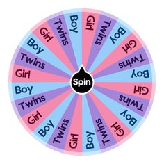 a spinning wheel with the words spin on it