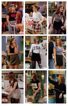 Estilo Rachel Green, Rachel Green Style, Look 80s, Fashion Guys, Rachel Green Outfits, 90’s Outfits, Green Outfits, 90s Inspired Outfits, Fest Outfits