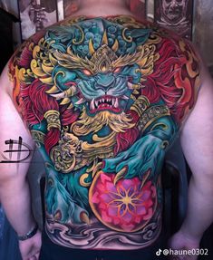 Fu Dog, Wolf Tattoo Design, One Piece Wallpaper Iphone, Foo Dog, Wolf Tattoo, Japanese Tattoo, Body Painting, Tattoo Designs, One Piece