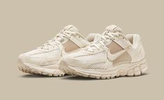 Nike Beige Shoes, Nike Cream Shoes, Classic Beige Nike Sneakers, Nike Sneakers Tan, Vomero 5, Nike Zoom Vomero 5 Oatmeal, Cream Outfit