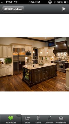 the kitchen is clean and ready to be used for cooking or eating, but it's still in use