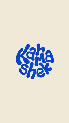 the words kaka shek written in blue ink