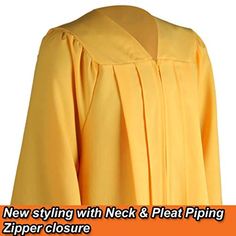 These sleek, sturdy choir robes feature hidden color matching zipper in the front. Attractive, strong center pleat design with reinforced stitching on the front and back shoulders. 10% OFF on All Bulk Orders Material: matte polyester, so it’s comfortable and breathable. - Care & Use: Machine Wash or Dry Clean, ironing in low temperature is recommended to keep wrinkle free. - Multi-use: Our unisex Matte Robes can be used for Graduation Gown, Choir Robes, Pulpit Robe and Pastoral. Graduation Gown Pattern, Borka Design, Abaya Pattern, Hidden Colors, Kids Graduation