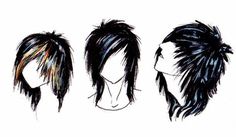 Emo Boy Hair, Hairstyles Boys, Emo Haircuts, Emo Hairstyle, Emo Hairstyles, Emo Scene Hair, Scene Boys, Emo Art, Emo Hair