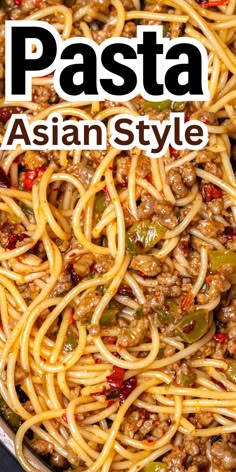 Resep pasta, Best pasta dishes, One person dinner ideas, Pasta dinner recipes, Healthy dinner recipes for family, Dinner meal prep, 
Health dinner recipes, Health dinner, Dinner recipes for family, Pastas recipes, Super easy dinner, Yummy pasta recipes, Tasty pasta Chinese Pasta, Asian Noodle Dishes, Asian Noodle Recipes, Noodle Recipes Easy, Pepper Pasta, Chinese Cooking Recipes, Beef Pasta, Easy Chinese Recipes, Summer Meal