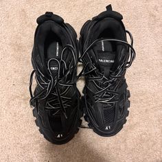 Worn Only A Few Times Black Balenciaga Sneakers, Grey Balenciaga Track Sneakers, Balenciaga 3xl Sneaker, Black Gore-tex Lace-up Sneakers, Balenciaga Track Sneaker, Balenciaga Track.2 Open Sneakers, Shoes Balenciaga, Balenciaga Track, Balenciaga Shoes