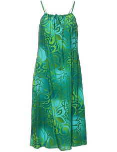 Midi Dress Front Tie Straps Tribal Tiare Easy Wear Dresses, Style Midi Dress, Sarong Dress, Muumuu Dress, Business Casual Shirts, Hawaii Usa, Hawaiian Outfit, Tropical Shirts, Boho Style Dresses