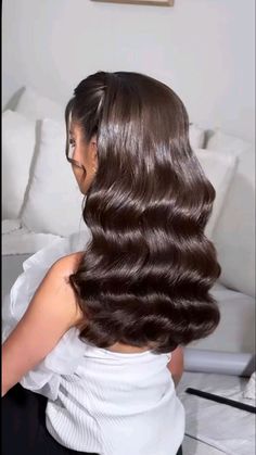 Hair Up Styles, Hair Styler, Amazing Hair, Sleek Hairstyles, Retro Hairstyles, Aesthetic Hair, Full Potential, Wedding Looks