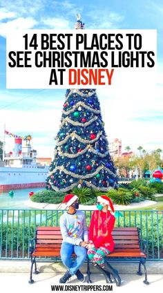 14 Best Places To See Christmas Lights At Disney Disney Castle Christmas, Disney Christmas Lights, Christmas At Disney, Christmas Travel Destinations, Castle Christmas, Travel Disney, Travel Christmas Gifts