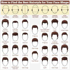 Men Hairstyles Haircut Mens, Hairstyle Names, Cool Mens Haircuts, Face Shape Hairstyles, Best Hairstyle, Round Face Shape, نظارات شمسية