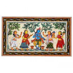 Odisha Pattachitra, Chamba Rumal, Myth Art, Charleston Dance, Desi Art, Festival Of Colors