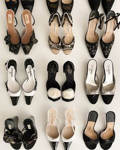 Vintage Designer Shoes, Cute Short Heels, Vintage Designer Aesthetic, Chanel Ballerina, Short Heels, Couture Mode