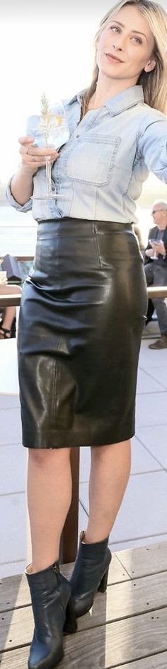 Hot Skirts, Lady L, Leather Skirts, Leather Pencil Skirt, Pencil Skirts, Leather Mini Skirts