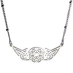 Stylish Steel, Timeless Titanium, Tough Tungsten. ​​​​​​​​​​​​​​Fantasy Forge Jewelry Womens Celtic Circle Knot Necklace Silver Stainless Steel Norse Knotwork High Quality Fast & Free Shipping Hassle Free Returns This beautiful Celtic circle knot Norse knotwork necklace is made of solid hypoallergenic stainless steel. The Celtic circle knot necklace has a high polish finish and approximately measures 20mm long x 50mm wide x 1.4mm thick. This Norse knotwork pendant is attached to a 20-inch stainless steel curb chain with beads necklace. Benefits of Stainless Steel: Surgical stainless steel is safe to wear, even for those with sensitive skin. Our solid surgical stainless steel jewelry does not contain nickel, lead, copper, or other base metals. It does not bend or break with normal wear. Sur Norse Knotwork, Fantasy Forge, Celtic Circle, Knot Necklace, Beads Necklace, Fashion Jewelry Necklaces, Steel Jewelry, Curb Chain, Stainless Steel Jewelry