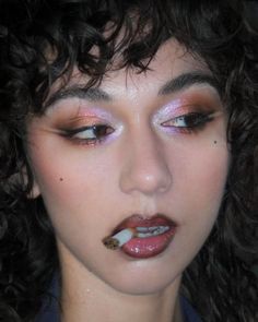 Grunge Prom Makeup, Funky Makeup, Mekap Mata, 20 Makeup, Work Bestie, Twitter Posts, Barbie Makeup, After Eight