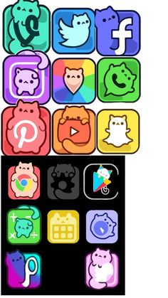 an image of some different app icons