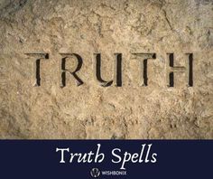 the word truth written in black ink on a stone wall with an inscription underneath it