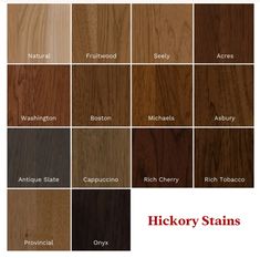 the different types of wood stain for furniture