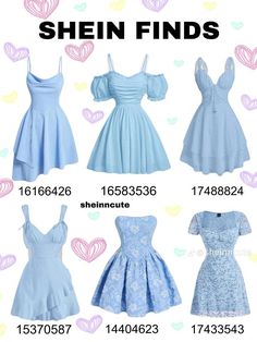 Visita Mi Perfil Para Ver Más Ideas Fantásticas Dresses By Texture, Cute Blue Dresses, Shein Finds, Dresses By Pattern, Shein Outfits, Sweet 16 Dresses