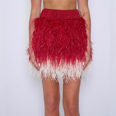 Ostrich Feather Skirt S Size New Handmade Chic Feathered Bottoms For Summer, Chic Summer Bottoms With Feathers, Chic Feathered Summer Skirt, Chic Summer Skirt With Feather Trim, Feathered Mini Skirt For Summer, Spring Mini Skirt With Feathers, Summer Mini Skirt With Feathers, Ostrich Feather Skirt, Feather Skirt