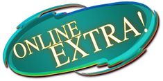 a green sign that says online extra