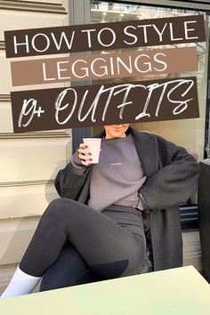 Save this pin for 19+ best casual leggings outfit ideas that are cozy, stylish, and casual! If you want to wear black leggings, yoga pants, winter leggings outfits, fall leggings outfits, legging outfits for work, or cute leggings, this post is a must-read. Tap to learn exactly what to wear with leggings for the perfect athleisure outfit! Legging Outfits For Work, Leggings Outfits Fall, Youth Group Outfit, Legging Outfit Ideas, Cute Leggings Outfit, What To Wear With Leggings, Casual Leggings Outfit