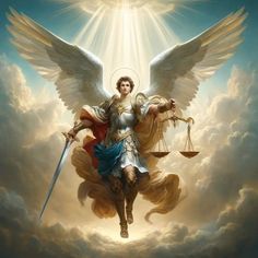 Angels Mythology, Angel Michael Archangel, Angel Pic, Angel Michael, Jesus Background, Seven Archangels, Spiritual Photos, Saint Gabriel